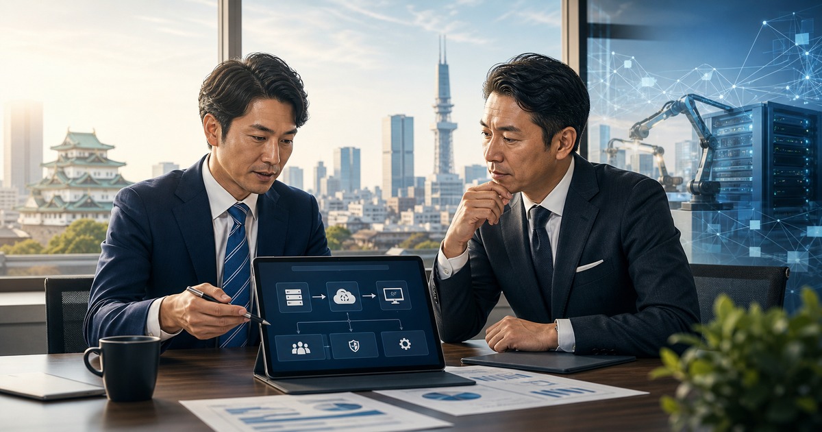 名古屋のIT企業M&Aで製造業顧客と技術人材の承継を検討する経営者