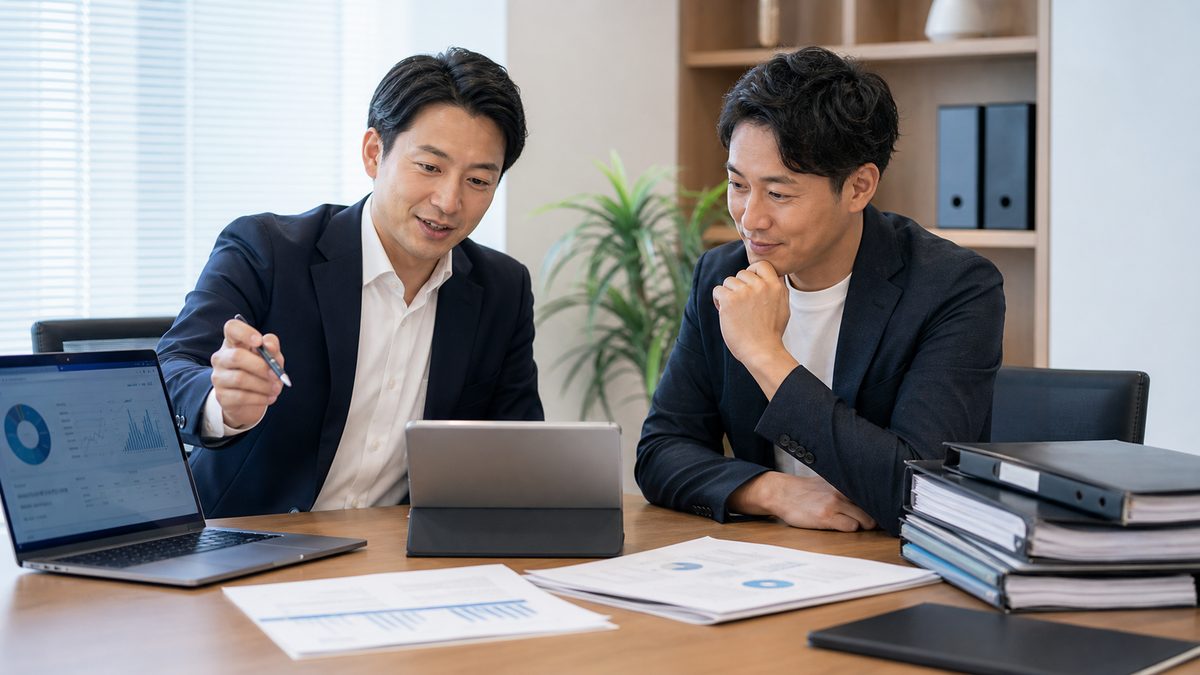 SaaSやEC事業の資料を確認するデューデリジェンスの打ち合わせ